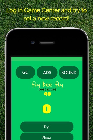 Fly Bee Fly! - Great Tap Tap Game! screenshot 3