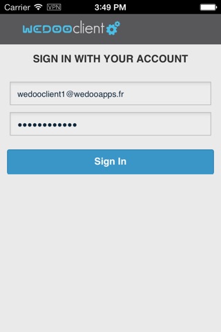 WedooClient screenshot 2