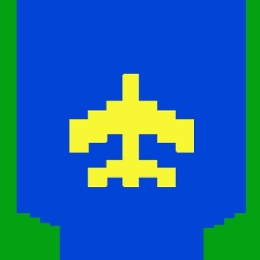 8-bit plane icon