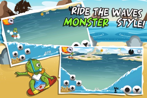 Cool Monster Surfers: High Flying Boards Extreme screenshot 2