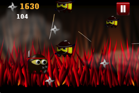 Ninjas Vs Evolved Warrior Lords: Rush To Save The Great Heroes In The Flaming Fire screenshot 2