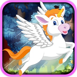 Rainbow Unicorn Jump Race - Jungle Horse Bounce Rush Free