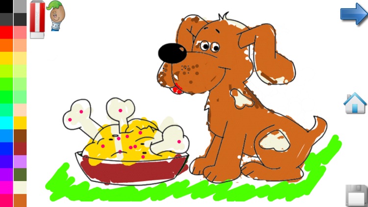 Coloring Book for Toddlers: Dogs ! Color your favorite Puppy coloring pages