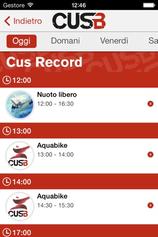 CUS Bologna screenshot 3