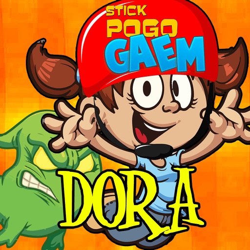 Dora Girl Pogo Stick Jump Adventure - Star Collector & Magic World Ghost Game 2014 icon