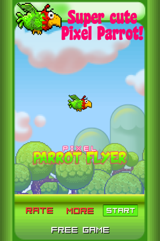 Pixel Parrot Flyer - Endless Fun Flying Adventure screenshot 2