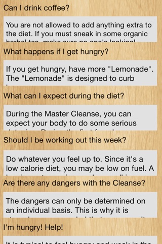 Master Cleanse Diet screenshot 4