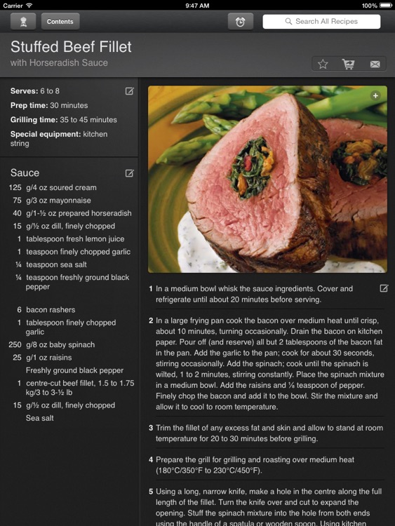 Weber’s On the Grill™ for iPad