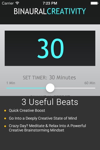 Binaural Creativity Beats - Meditation Sounds screenshot 2