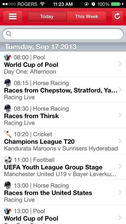 Live Sport On TV – With Sky+ Remote Record