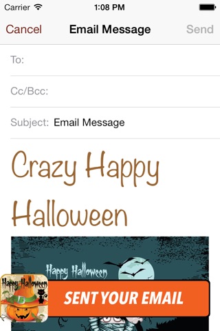 Crazy Pumkin Halloween eCards screenshot 4