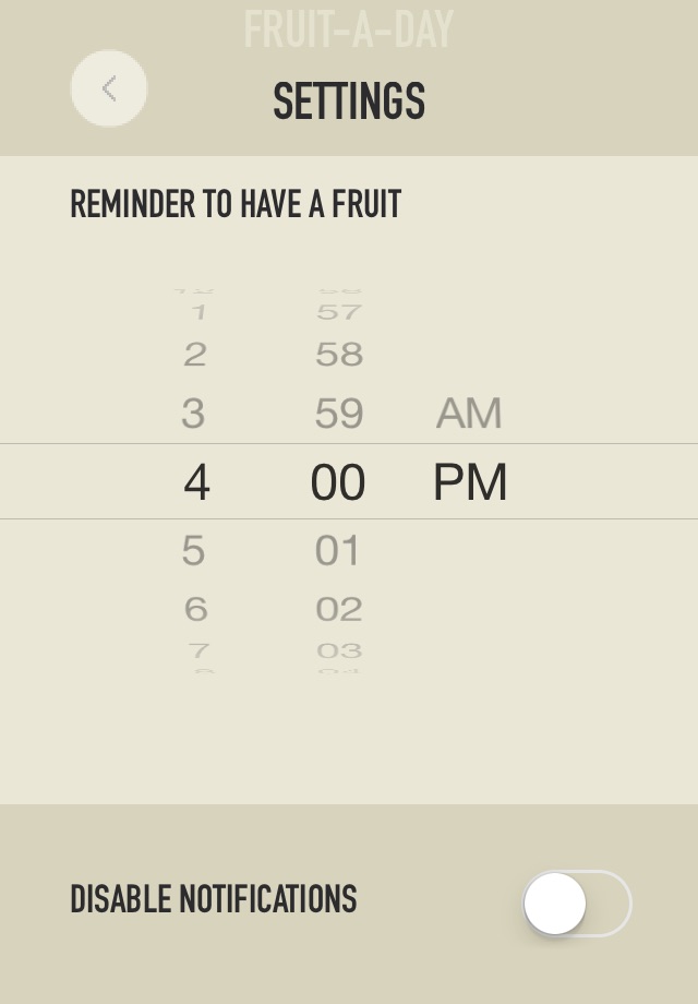 Fruit a Day Nutrition Reminder screenshot 3