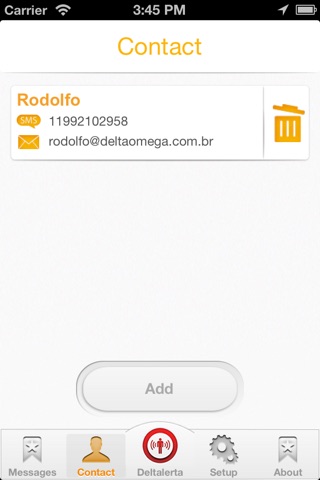 Deltalerta screenshot 3