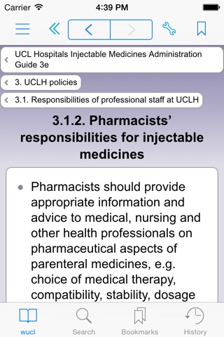 UCL Hospitals Injectable Medicines Administrat... screenshot 2