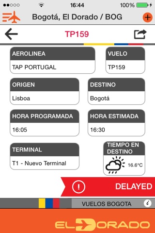 Vuelos Bogota screenshot 3
