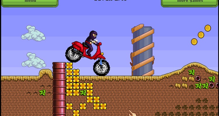 Ninja Race - Motorcross game