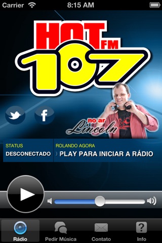 Rádio Hot107 FM screenshot 2