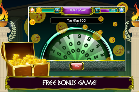 AAA Slots of Olympus Cash Heist - Battle Slot Machine Games (Realistic Simulation) screenshot 4