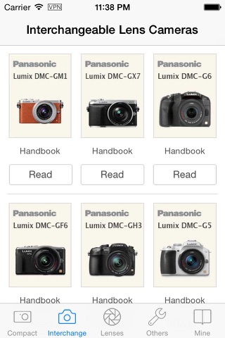 Panasonic Camera Handbooks - with Lens and Camcorders screenshot 2