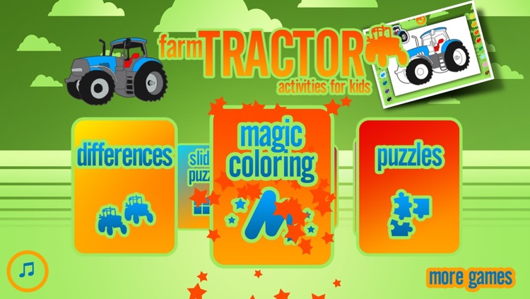 Farm Tractor Activities for Kids: : Puzzles, Drawing and other Games screenshot-4