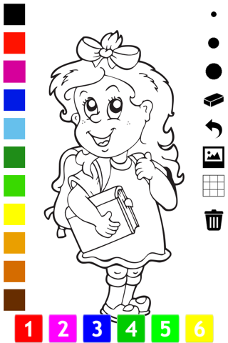 School Coloring Book for Children: Learn to color your life at kindergarten, preschool and school screenshot 3