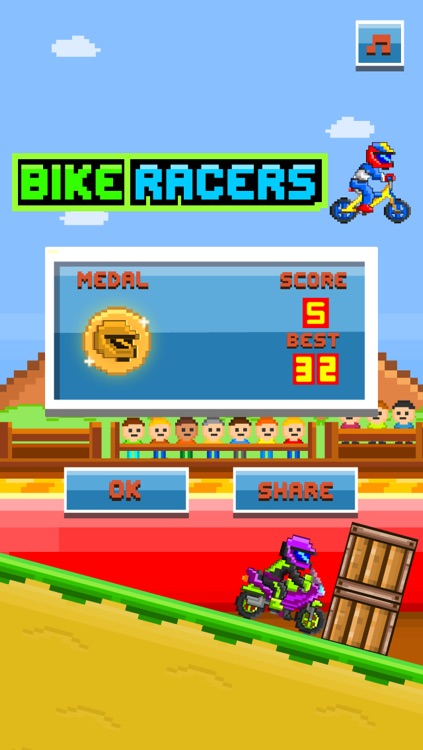 Bike Racers Game - Free 8-bit Pixel Retro Bikes Racing Games screenshot-3