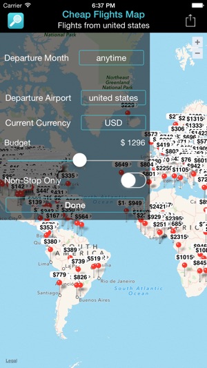 Cheap Flights Map - See where you can go for how much. Book (圖3)-速報App