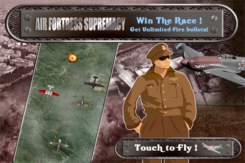 Air fortress Commander FREE - Elite Sky Fighter Brotherhood Vs. Natsi Pilot Assault screenshot 3