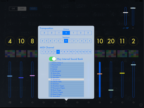 "In C" Performer for iPad screenshot 2