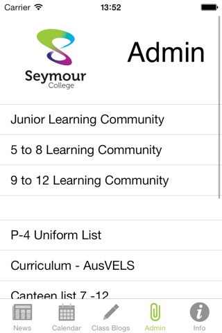 Seymour College screenshot 4