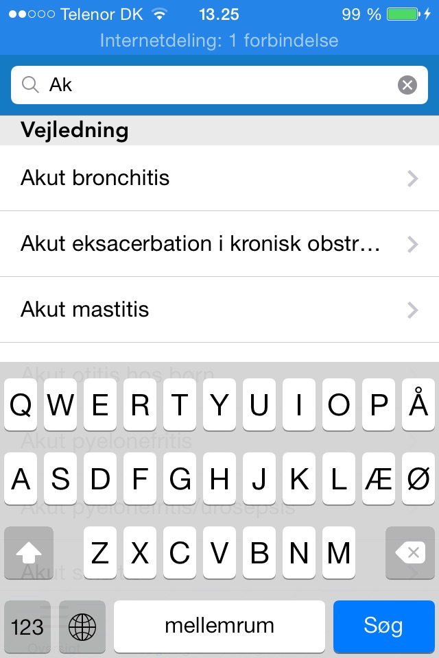 Pro.medicin.dk Antibiotika screenshot 2
