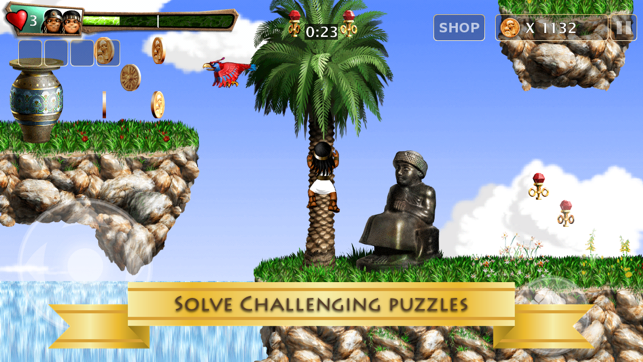 Babylonian Twins (Freemium) Puzzle Platformer Screenshot