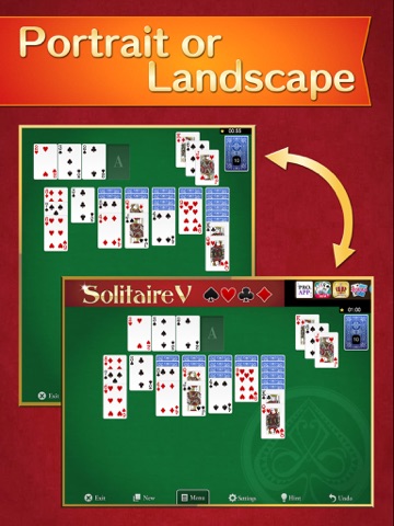 Solitaire V for iPad screenshot 3