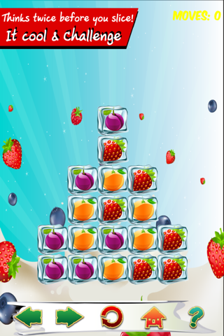 Ice Fruits Puzzle - Match block burst crazy swipe fruit smash game screenshot 4