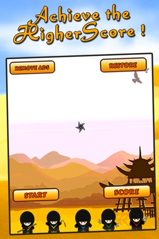 Shuriken Star: Japanese Samurai Ninja Style Free 3D Game For iPhone and iPad screenshot 2
