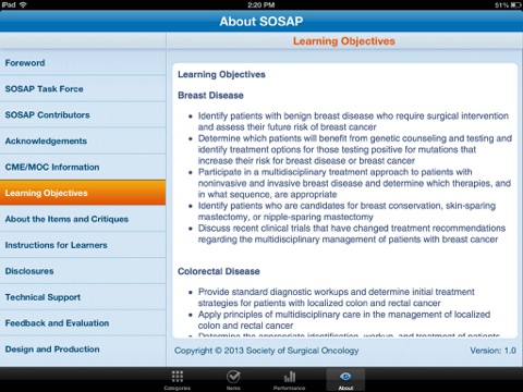 SOSAP 2013 screenshot 4
