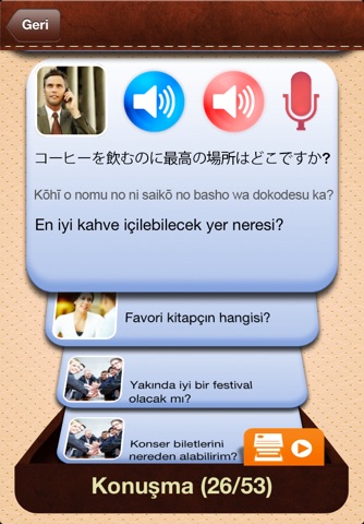 iTalk Japanese: Conversation guide - Learn to speak a language with audio phrasebook, vocabulary expressions, grammar exercises and tests for english speakers HD screenshot 3