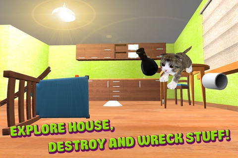 Naughty Cat Simulator 3D Full screenshot 2