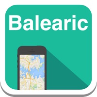 Balearen Mallorca Ibiza Formentera Offline-Karte Führer Wetter Hotels. Kostenlose GPS Navigation.