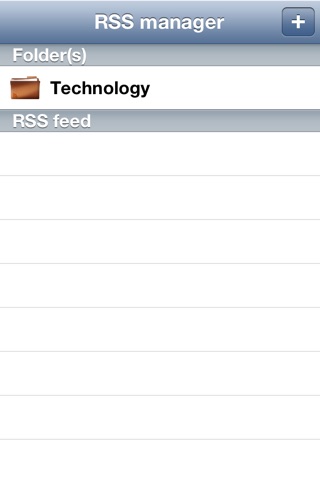 RSS Manager screenshot 2