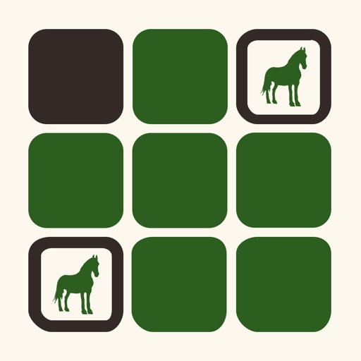 Horses Matching Game - Ad-free for Kids icon