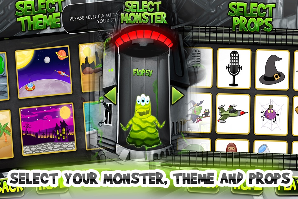 Junior Monster Story - Free Cartoon Movie Maker screenshot 3