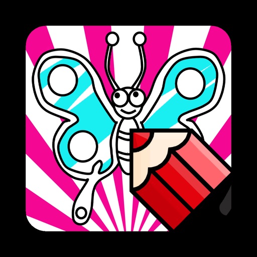 Colour Me In Bugs Free icon