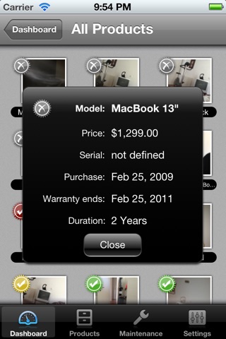 Warranty Tracker screenshot 2