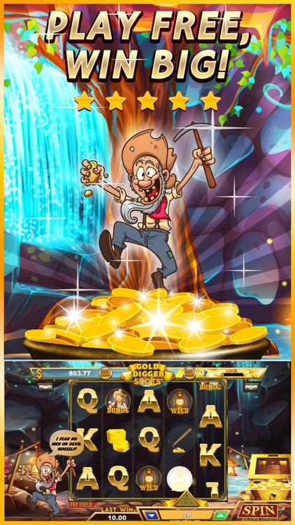 Gold Diggers Slot Machine - Fun Mining Casino Journey screenshot-0