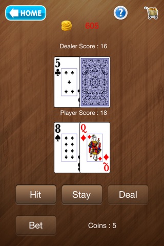 Classic Blackjack Card Game screenshot 3