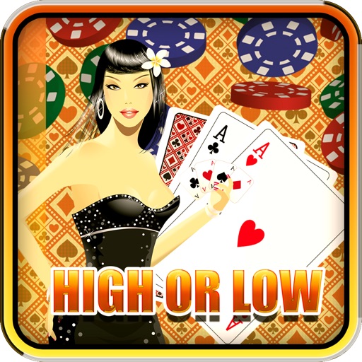 Ace Whisky Pete High Or Low Card Game Icon