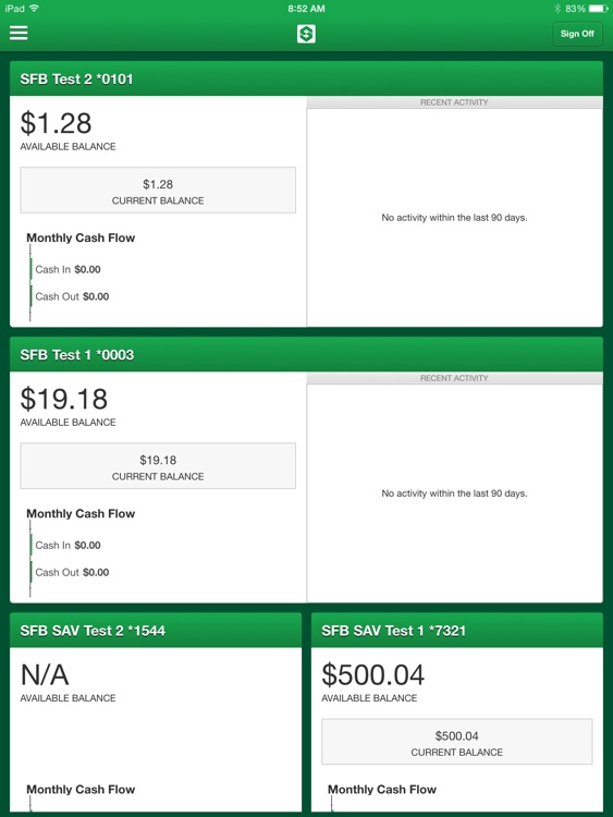 Security First Bank for iPad