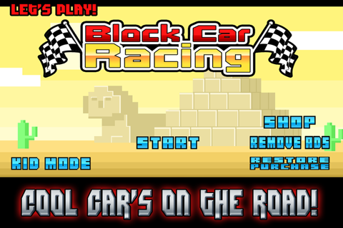 Block Car Pocket Racing Free - My Tiny Pixel Racer screenshot 3