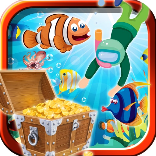 A Diver Finding Sponge and Pearls in a Treasure World icon